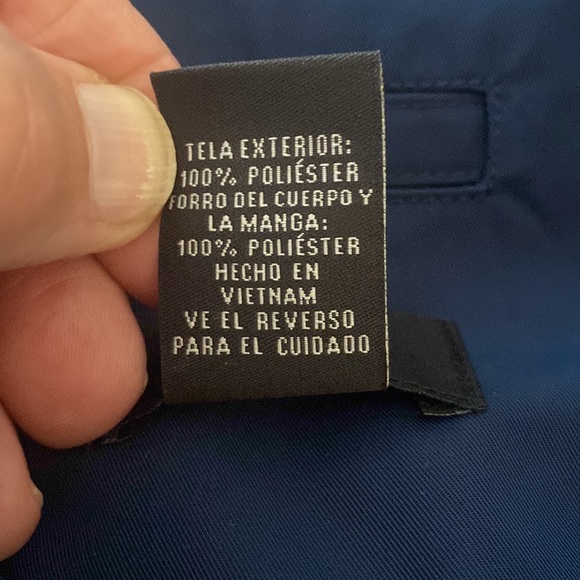 VINTAGE Calvin Klein Rain / Windbreaker Jacket with hood - EXCELLENT CONDITION - Picture 9 of 11